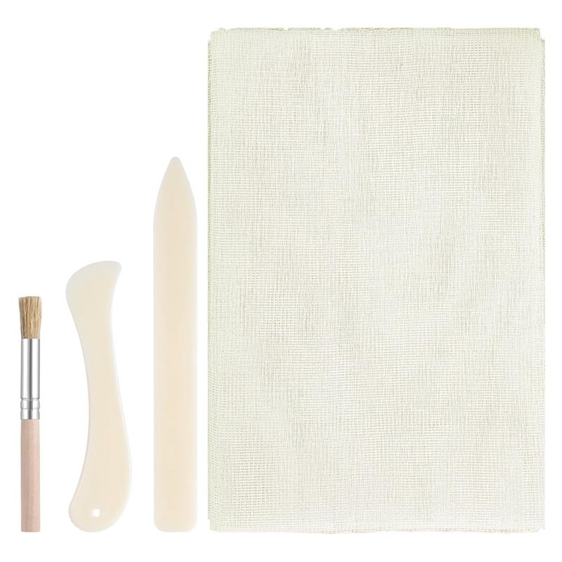 Bone Folder Tool - طقم إصلاح تجليد الكتب، قماش تجليد
