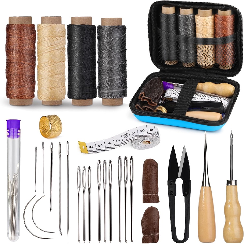 Leatherwork Needles - مجموعة أدوات الخياطة الجلدية من بودور