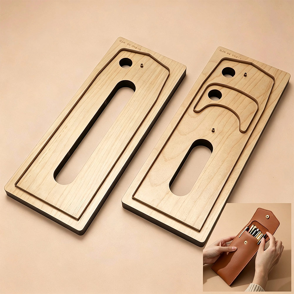 Leatherwork Projects - أداة قطع الجلد، قالب حقيبة أقلام،