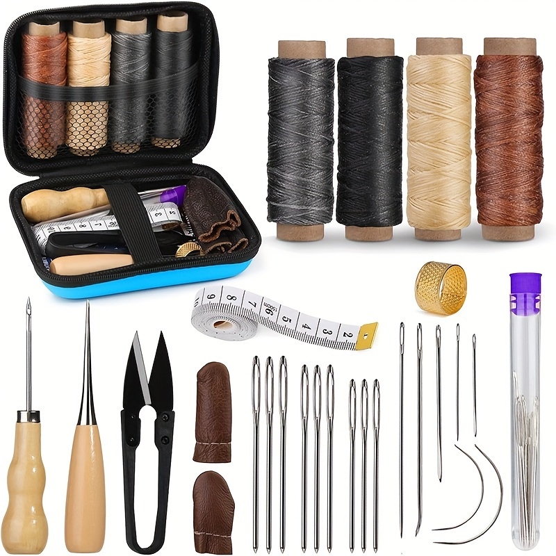 Leatherwork Projects - [مجموعة أدوات العمل الجلدية] طقم خياطة