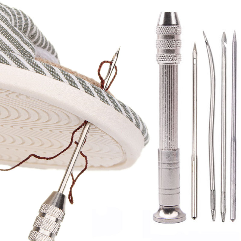 Leatherwork Needles - الجلود الخياطة Awl مجموعة استبدال متعددة