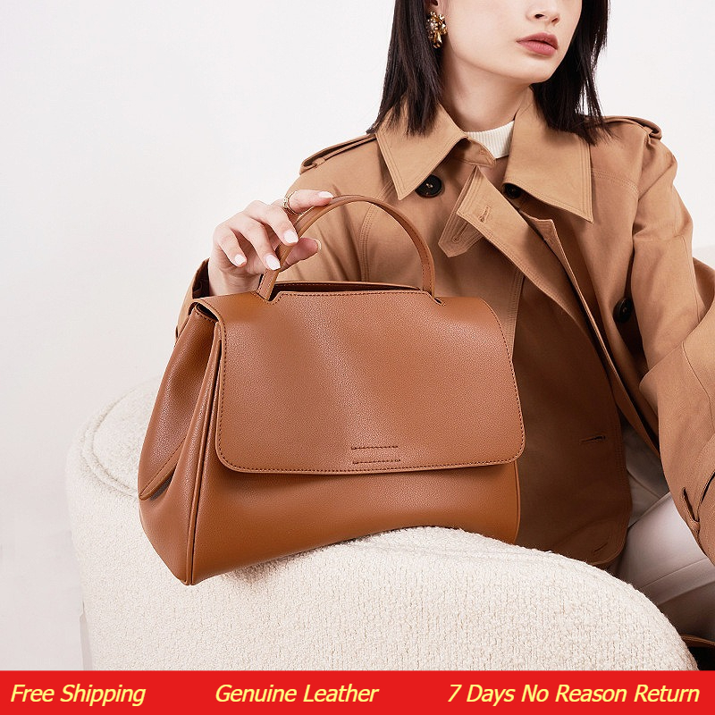 Leatherwork Workshop - حقيبة يد نسائية فاخرة للسفر والتسوق