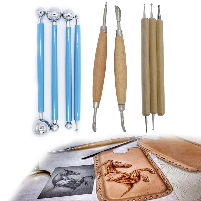 Leatherwork Hand Press - الجلود رضوخ أداة نقطة القلم الربط