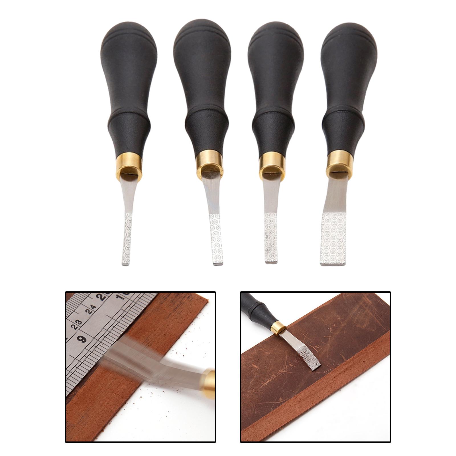 Leatherwork Beginner Tools - أداة تلميع الجلد بتصميم مريح، أداة