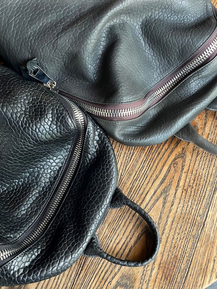 حقيبة ظهر كاجوال من جلد الغنم  - مراجعة Leather Work Bag Men وسعره