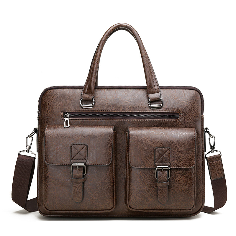 بو الجلود حقيبة الأعمال للرجال - مراجعة Leather Work Bag Men وسعره