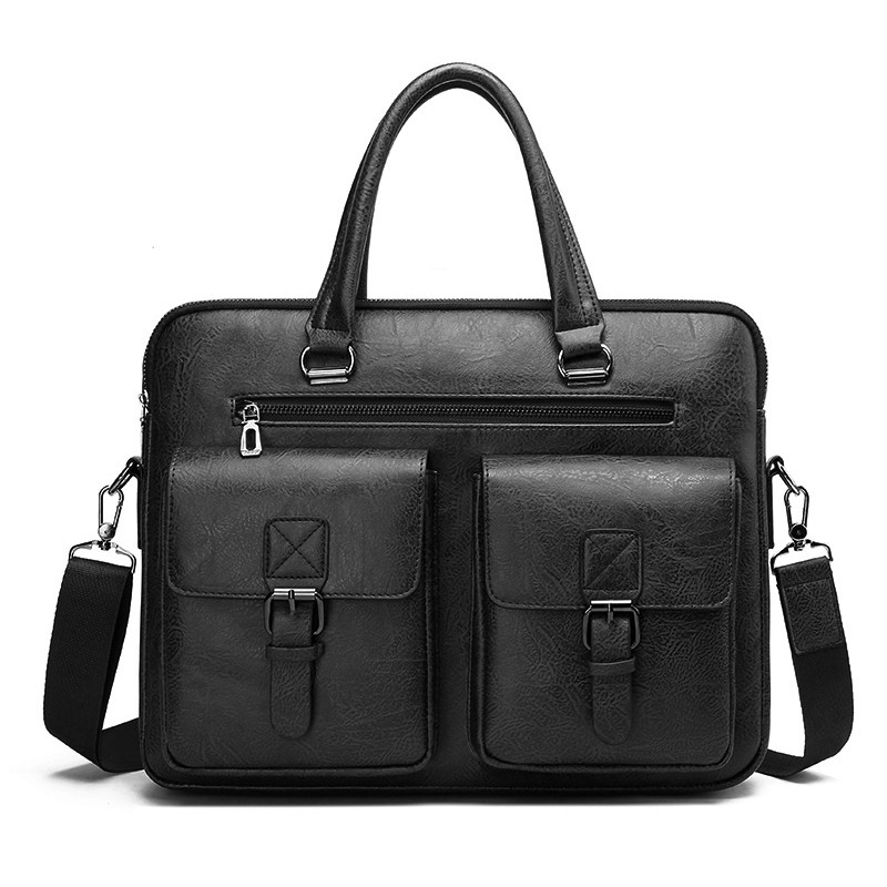 بو الجلود حقيبة الأعمال للرجال - مراجعة Leather Work Bag Men وسعره