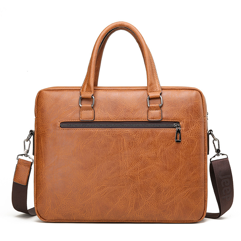 بو الجلود حقيبة الأعمال للرجال - مراجعة Leather Work Bag Men وسعره