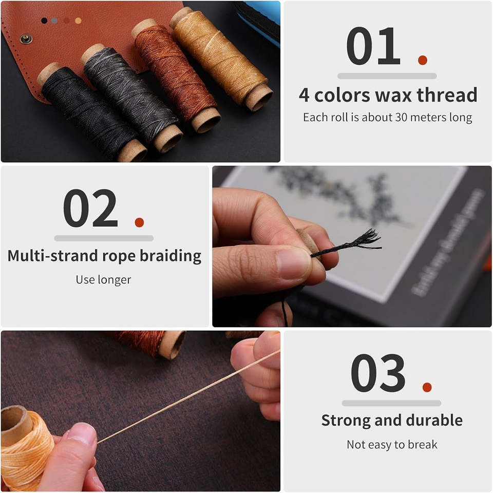 مجموعة أدوات الخياطة الجلدية م - مراجعة Leatherwork Needles وسعره