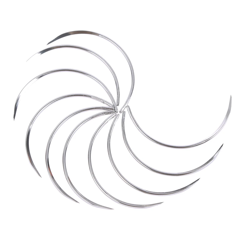 10 قطعة معدنية 1/2 ركن إبرة طب - مراجعة Leatherwork Needles وسعره