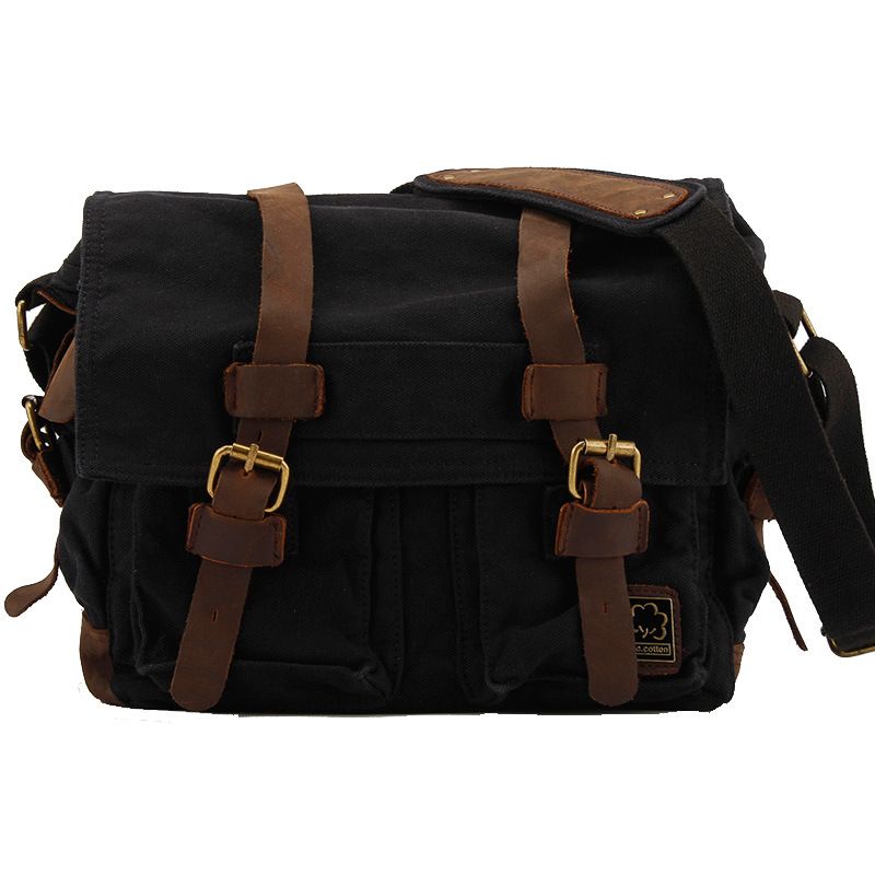 حقيبة كتف مدرسية كاجوال للرجال - مراجعة Leather Work Bag Men وسعره