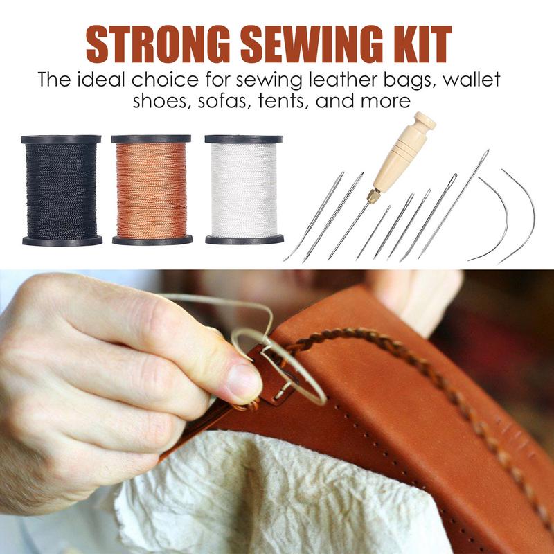 مجموعة خياطة جلدية مجموعة خياط - مراجعة Leatherwork Needles وسعره