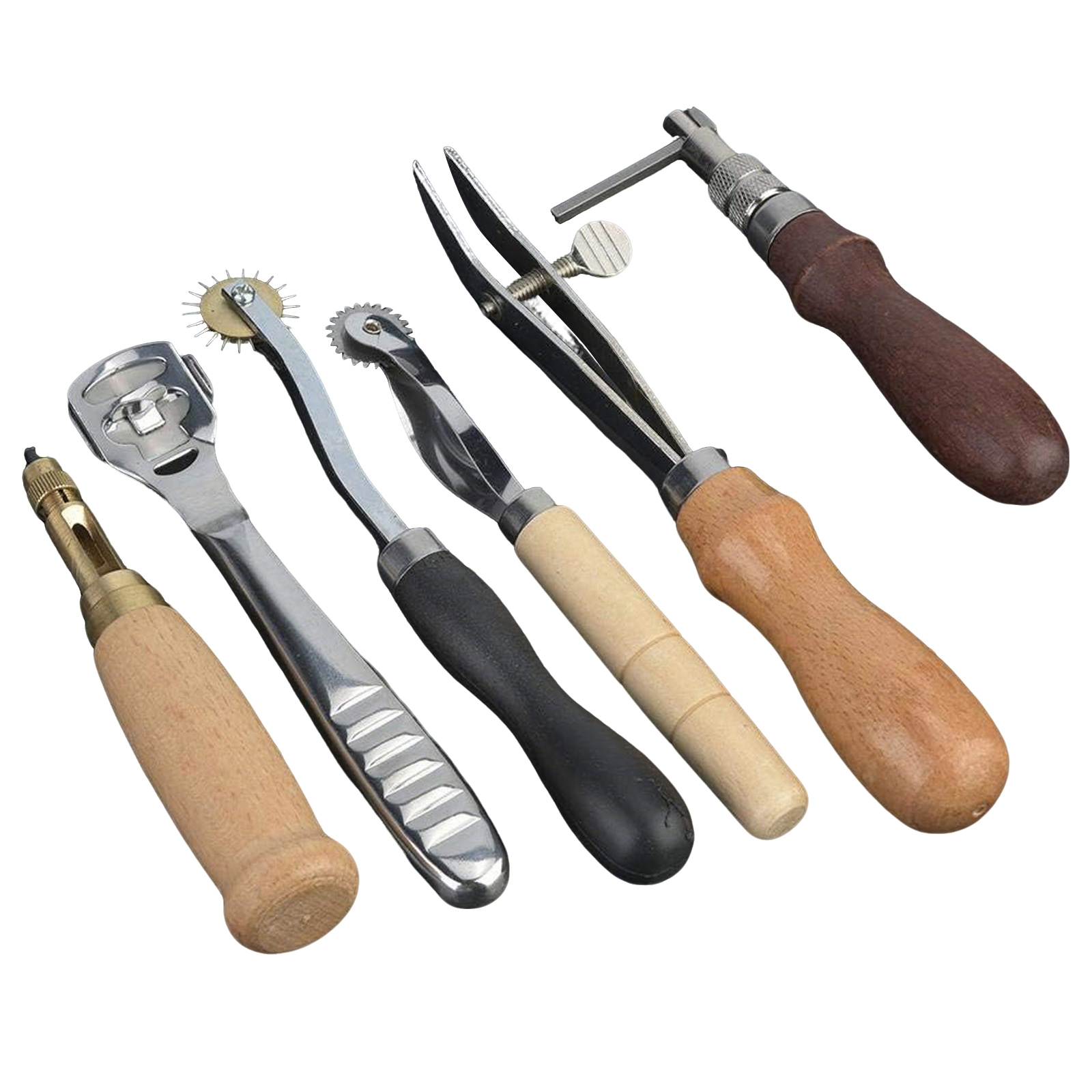 أدوات جلدية، طقم أدوات حرفية ل - مراجعة Leatherwork Beginner Tools وسعره