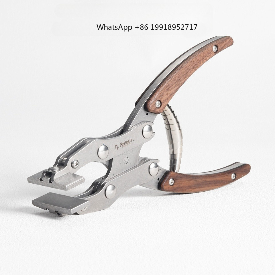 كماشة جلدية مسطحة من الفولاذ ا - مراجعة Leatherwork Hand Press وسعره